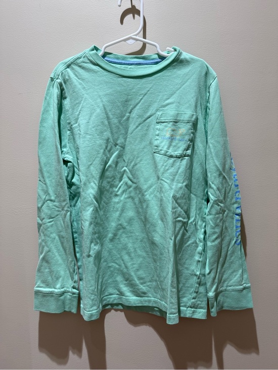 Vineyard Vines Other - Vineyard Vines Kids Long-Sleeve Pocket Tee - Mint